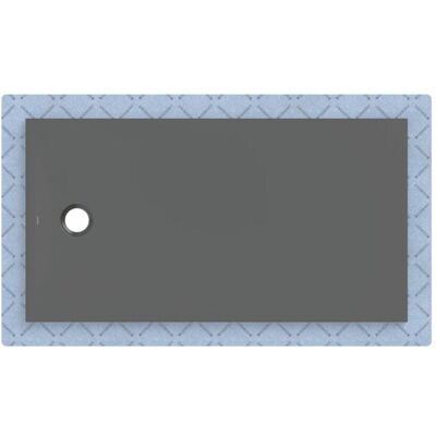 Geberit CleanFloor30 Duschfläche 551008DM1 bodeneben, mit Dichtvlies, 80 x 150 cm, graphit / matt Geberit CleanFloor30 Duschfläche 551008DM1 bodeneben, mit Dichtvlies, 80 x 150 cm, graphit / matt