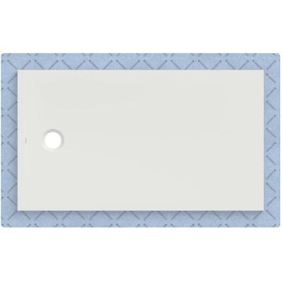 Geberit CleanFloor30 Duschfläche 551007001 bodeneben, mit Dichtvlies, 80 x 140 cm, weiß / matt Geberit CleanFloor30 Duschfläche 551007001 bodeneben, mit Dichtvlies, 80 x 140 cm, weiß / matt