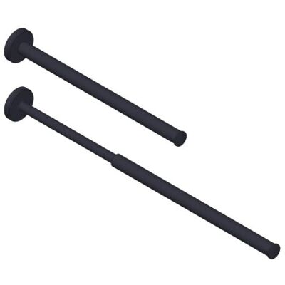 Giese GmbH Giese Handtuchhalter 90111-14 ausziehbar, Länge 325 - 510 mm, schwarz matt Giese GmbH Giese Handtuchhalter 90111-14 ausziehbar, Länge 325 - 510 mm, schwarz matt