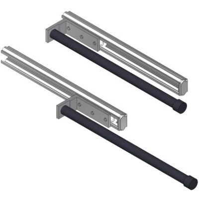 Giese GmbH Giese Handtuchhalter 91113-14 ausziehbar, Länge 300 bis 480 mm, schwarz matt Giese GmbH Giese Handtuchhalter 91113-14 ausziehbar, Länge 300 bis 480 mm, schwarz matt