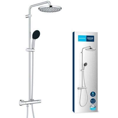 Grohe Vitalio Start System 250 Duschsystem 26677001 mit Thermostatbatterie für die Wandmontage chrom Grohe Vitalio Start System 250 Duschsystem 26677001 mit Thermostatbatterie für die Wandmontage chrom