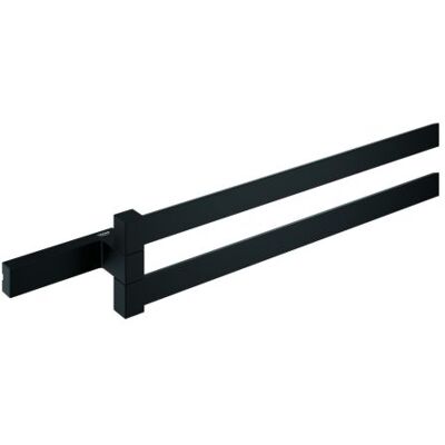 Grohe Auswahl Cube Doppel-Handtuchhalter 400mm - Schwenkbar - Schwarz Grohe Auswahl Cube Doppel-Handtuchhalter 400mm - Schwenkbar - Schwarz