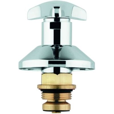 Grohe Oberteil Trecorn chrom, 1", Markierung blau Grohe Oberteil Trecorn chrom, 1", Markierung blau