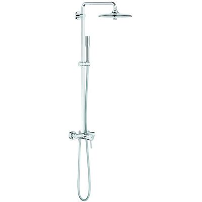 Grohe Chrom Euphoria Duschsystem 260 mit verstellbarem Arm Grohe Chrom Euphoria Duschsystem 260 mit verstellbarem Arm