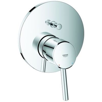 Grohe Concetto Fertigmontageset 24054001 chrom, Unterputz-Wannen-Einhebelmischer Grohe Concetto Fertigmontageset 24054001 chrom, Unterputz-Wannen-Einhebelmischer