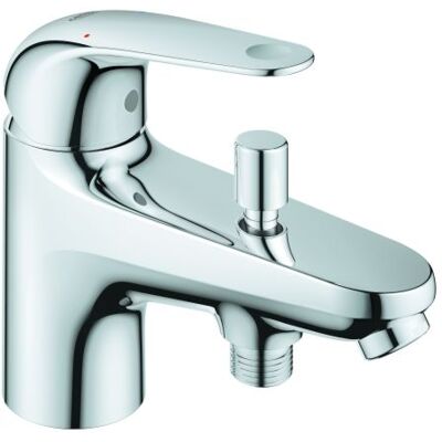 Grohe Euroeco Wannenarmatur - Keramik, Chrom, 131mm Ausladung - Badarmatur Grohe Euroeco Wannenarmatur - Keramik, Chrom, 131mm Ausladung - Badarmatur