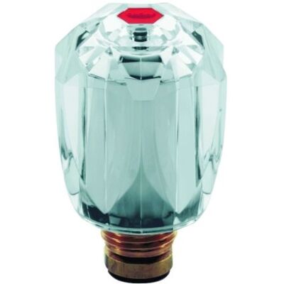 Grohe Chrom 1/2" Badezimmerarmatur-Teil - Brillanter Griff, Rote Markierung Grohe Chrom 1/2" Badezimmerarmatur-Teil - Brillanter Griff, Rote Markierung