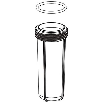 Grünbeck Filterglocke schwarz zu Feinfilter 101266e 3/4"-1 1/4 (Umkehrosmo Grünbeck Filterglocke schwarz zu Feinfilter 101266e 3/4"-1 1/4 (Umkehrosmo