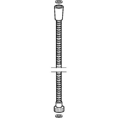 Hansa Duschschlauch G1/2 - 1000 mm, kürzbar Hansa Duschschlauch G1/2 - 1000 mm, kürzbar