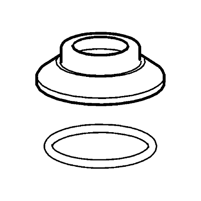 Hansa Rosette 55mm Chrom - Rosette Hansa Rosette 55mm Chrom - Rosette