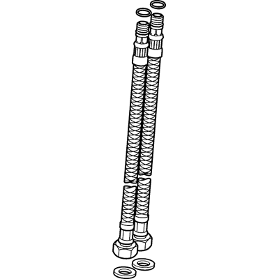 Hansa M8 x 1 G3/8 Druckschlauch - Druckschlauch Hansa M8 x 1 G3/8 Druckschlauch - Druckschlauch