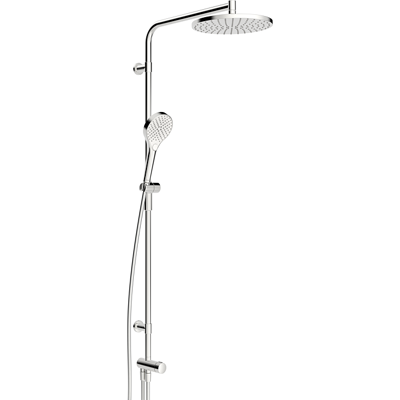 Hansa Hansaviva Duschsystem - Verstellbar, Chrom, 250mm Kopf Hansa Hansaviva Duschsystem - Verstellbar, Chrom, 250mm Kopf