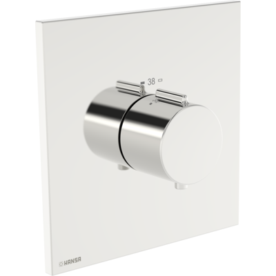 HANSAEASYTHERM 8112 Thermostat 81129273 Fertigmontageset, Sichtteil für einen Abgang, eckig chrom HANSAEASYTHERM 8112 Thermostat 81129273 Fertigmontageset, Sichtteil für einen Abgang, eckig chrom