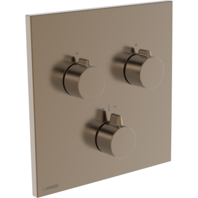 HANSAEASYMIX 8872 Fertigmontageset 8872906281 EasyMix, Fertigset für zwei Abgänge, eckig Bronze gebürstet HANSAEASYMIX 8872 Fertigmontageset 8872906281 EasyMix, Fertigset für zwei Abgänge, eckig Bronze gebürstet