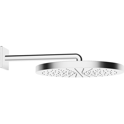 Hansa Hansarain Wandmontierte Kopfbrause - 220mm, 400mm Ausladung, Chrom Hansa Hansarain Wandmontierte Kopfbrause - 220mm, 400mm Ausladung, Chrom