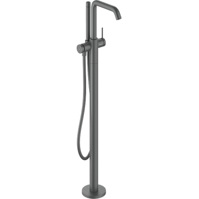 Hansgrohe Tecturis S Einhebel-Wannenarmatur 73440340 bodenstehend, brushed black chrome Hansgrohe Tecturis S Einhebel-Wannenarmatur 73440340 bodenstehend, brushed black chrome