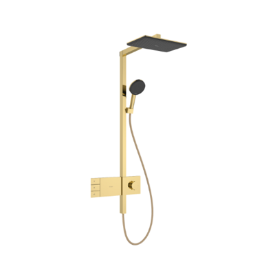 Hansgrohe Hansgrohe Raindance Alive Q Duschsystem - 24591990 - Polished Gold Hansgrohe Hansgrohe Raindance Alive Q Duschsystem - 24591990 - Polished Gold