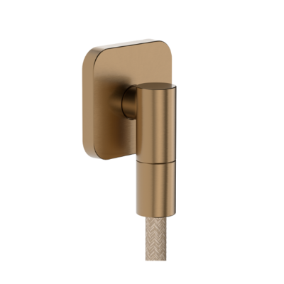Hansgrohe FixFit Fine Q Wandanschluss - Brushed Bronze - Duschanschluss Hansgrohe FixFit Fine Q Wandanschluss - Brushed Bronze - Duschanschluss