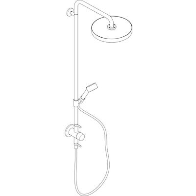 Hansgrohe AXOR One Duschsystem mit Thermostat und Duschkopf 280 48797670 Unterputz-Fertigmontageset, 1 Strahlart wassersparend , EcoSmart, 8 l/min, schwarz matt Hansgrohe AXOR One Duschsystem mit Thermostat und Duschkopf 280 48797670 Unterputz-Fertigmontageset, 1 Strahlart wassersparend , EcoSmart, 8 l/min, schwarz matt