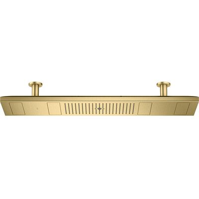 Hansgrohe Axor ShowerHeaven Deckenmontage 1200x300mm - Brushed Brass - Kopfbrause Hansgrohe Axor ShowerHeaven Deckenmontage 1200x300mm - Brushed Brass - Kopfbrause