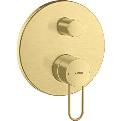 Hansgrohe Axor Uno Wandmontage Badewannenmischer - gebürstetes Messing Hansgrohe Axor Uno Wandmontage Badewannenmischer - gebürstetes Messing