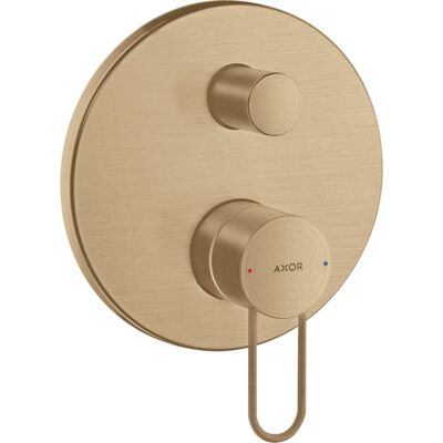 Hansgrohe Axor Uno Wandmontierter Badewannmischer - gebürstetes Bronze Hansgrohe Axor Uno Wandmontierter Badewannmischer - gebürstetes Bronze