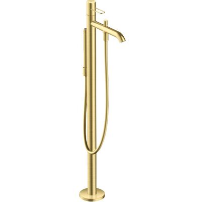 Hansgrohe Axor Uno Fertigmontageset 38442950 Wannenarmatur, bodenstehend, mit Bügelgriff, brushed brass Hansgrohe Axor Uno Fertigmontageset 38442950 Wannenarmatur, bodenstehend, mit Bügelgriff, brushed brass