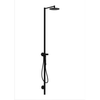 Hansgrohe Axor Starck Duschsäule 12670670 mit Kopfbrause, Handbrause, mattschwarz Hansgrohe Axor Starck Duschsäule 12670670 mit Kopfbrause, Handbrause, mattschwarz