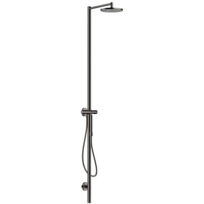 Hansgrohe Axor Starck Duschsäule 12672330 mit Thermostat, Kopfbrause 240 1jet, polished black chrome Hansgrohe Axor Starck Duschsäule 12672330 mit Thermostat, Kopfbrause 240 1jet, polished black chrome