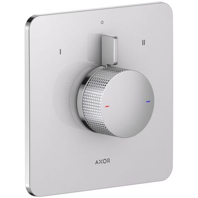 Hansgrohe AXOR Citterio C Mischer 49451000 Fertigmontageset, 2 Verbraucher, chrom, Unterputz, Cubic cut Hansgrohe AXOR Citterio C Mischer 49451000 Fertigmontageset, 2 Verbraucher, chrom, Unterputz, Cubic cut