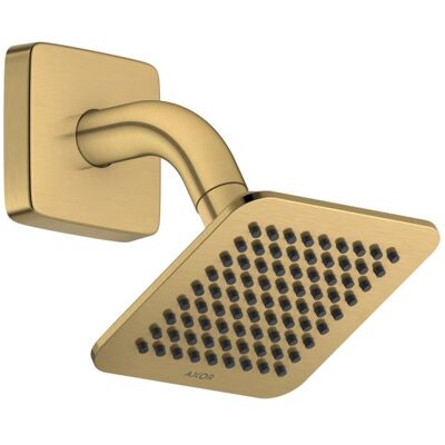 Hansgrohe AXOR Citterio C 120/120 Duschkopf mit Brausearm 28810250 1 Strahlart wassersparend 120x120mm, brushed gold optic Hansgrohe AXOR Citterio C 120/120 Duschkopf mit Brausearm 28810250 1 Strahlart wassersparend 120x120mm, brushed gold optic