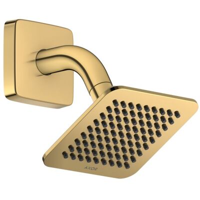Hansgrohe AXOR Citterio C Duschkopf 28810990 1 Strahlart wassersparend mit Brausearm, 120x120mm, polished gold optic Hansgrohe AXOR Citterio C Duschkopf 28810990 1 Strahlart wassersparend mit Brausearm, 120x120mm, polished gold optic