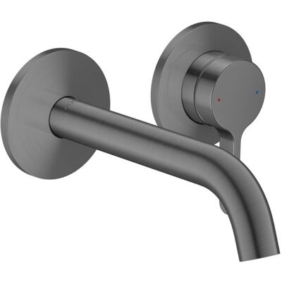 Hansgrohe AXOR One Einhebel-Waschtischarmatur 48170340 Unterputz für Wandmontage mit Hebelgriff und Auslauf 160 mm, brushed black chrome Hansgrohe AXOR One Einhebel-Waschtischarmatur 48170340 Unterputz für Wandmontage mit Hebelgriff und Auslauf 160 mm, brushed black chrome