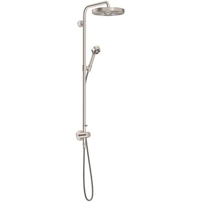 Hansgrohe AXOR One Duschsystem mit Thermostat und Duschkopf 280 48796800 Unterputz, Fertigmontageset, 1 Strahlart , 12 l/min, Edelstahl Finish Hansgrohe AXOR One Duschsystem mit Thermostat und Duschkopf 280 48796800 Unterputz, Fertigmontageset, 1 Strahlart , 12 l/min, Edelstahl Finish