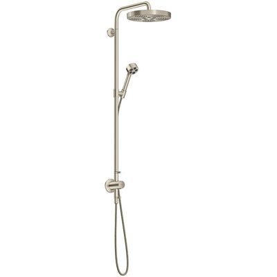 Hansgrohe AXOR One Duschsystem mit Thermostat und Duschkopf 280 48796820 Unterputz-Fertigmontageset, 1 Strahlart , 12 l/min, brushed nickel Hansgrohe AXOR One Duschsystem mit Thermostat und Duschkopf 280 48796820 Unterputz-Fertigmontageset, 1 Strahlart , 12 l/min, brushed nickel