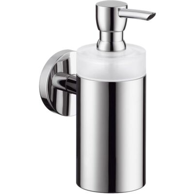 Hansgrohe Lotionsspender Logis 40514000 chrom, Kristallglaseinsatz Hansgrohe Lotionsspender Logis 40514000 chrom, Kristallglaseinsatz