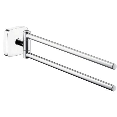 Hansgrohe Handtuchhalter PuraVida 41512000 2-teilig, pure chrome Hansgrohe Handtuchhalter PuraVida 41512000 2-teilig, pure chrome