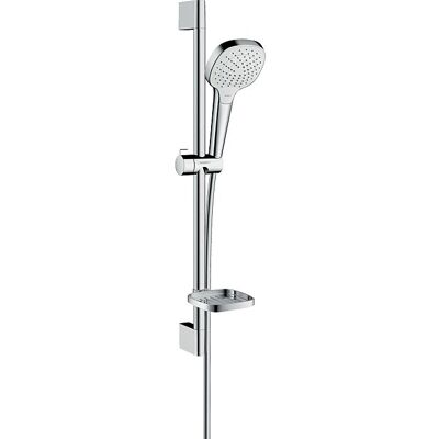 Hansgrohe Croma Select E 110 Vario Brauseset 28157400 110 mm, mit Handbrause, Brauseschlauch, weiß/chrom Hansgrohe Croma Select E 110 Vario Brauseset 28157400 110 mm, mit Handbrause, Brauseschlauch, weiß/chrom