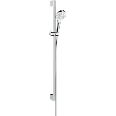 Hansgrohe Crometta 1jet Brauseset 26539400 weiss chrom, EcoSmart, mit 90 cm Brausestange Hansgrohe Crometta 1jet Brauseset 26539400 weiss chrom, EcoSmart, mit 90 cm Brausestange