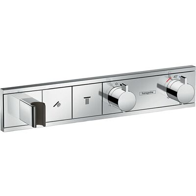 Hansgrohe RainSelect Brausethermostat 15355000 chrom, für 2 Verbraucher Hansgrohe RainSelect Brausethermostat 15355000 chrom, für 2 Verbraucher