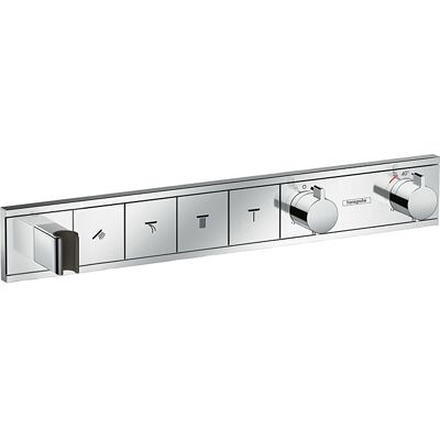 Hansgrohe RainSelect Brausethermostat 15357000 chrom, für 4 Verbraucher Hansgrohe RainSelect Brausethermostat 15357000 chrom, für 4 Verbraucher