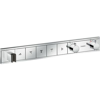Hansgrohe RainSelect Brausethermostat 15358000 chrom, für 5 Verbraucher Hansgrohe RainSelect Brausethermostat 15358000 chrom, für 5 Verbraucher