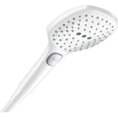 Hansgrohe Raindance Select E Duschkopf 28728700 Brausekopfgröße 120mm, 3jet, EcoSmart, 8 l/min, weiß matt Hansgrohe Raindance Select E Duschkopf 28728700 Brausekopfgröße 120mm, 3jet, EcoSmart, 8 l/min, weiß matt