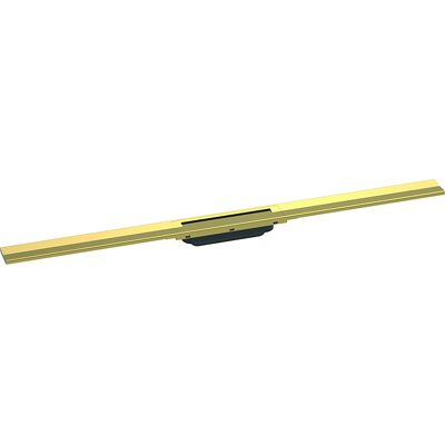 Hansgrohe RainDrain Flex Duschrinne 56046990 100cm, Fertigset, kürzbar, polished gold optic Hansgrohe RainDrain Flex Duschrinne 56046990 100cm, Fertigset, kürzbar, polished gold optic