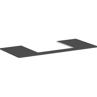 Hansgrohe Xelu Q Konsole - 1180x550mm - Diamantgrau matt - Wandmontage Hansgrohe Xelu Q Konsole - 1180x550mm - Diamantgrau matt - Wandmontage