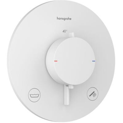 Hansgrohe Ecostat Comfort S Thermostat - Weiß Matt - Dusche & Bad Hansgrohe Ecostat Comfort S Thermostat - Weiß Matt - Dusche & Bad