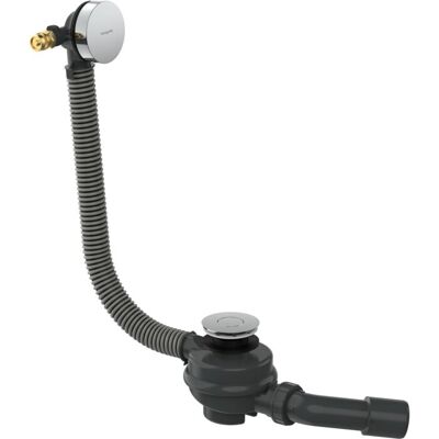 Hansgrohe Exafill Ab- und Überlaufgarnitur 58130000 chrom, Komplettset, mit Wanneneinlauf Hansgrohe Exafill Ab- und Überlaufgarnitur 58130000 chrom, Komplettset, mit Wanneneinlauf
