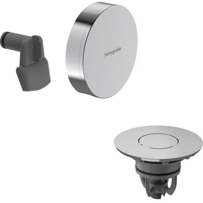 Hansgrohe Exafill Ab- und Überlaufgarnitur 58131000 Oberfläche Deckel chrom, chrom, Fertigset, mit Wanneneinlauf Hansgrohe Exafill Ab- und Überlaufgarnitur 58131000 Oberfläche Deckel chrom, chrom, Fertigset, mit Wanneneinlauf