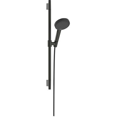 Hansgrohe Rainfall Duschset mit 3 Strahlarten - gebürstet schwarzchrom Hansgrohe Rainfall Duschset mit 3 Strahlarten - gebürstet schwarzchrom