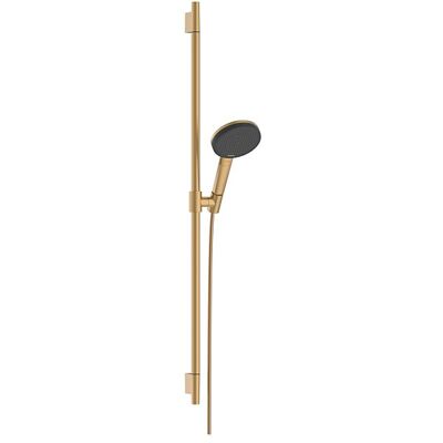 Hansgrohe Raindance Alive Select S Duschset 24603140 3 Strahlarten wassersparend mit Duschstange Unica S Puro 90 cm, brushed bronze Hansgrohe Raindance Alive Select S Duschset 24603140 3 Strahlarten wassersparend mit Duschstange Unica S Puro 90 cm, brushed bronze